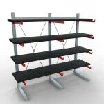 K 6000 Komplettregal, einseitig, 3000 x 3000 x 1000 mm,...