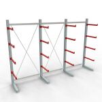 K 6000 Komplettregal, einseitig, 3000 x 4500 x 750 mm,...