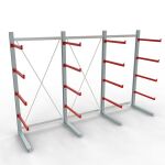 K 6000 Komplettregal, einseitig, 3000 x 4500 x 1000 mm,...