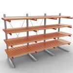 K 6000 Komplettregal, einseitig, 3000 x 4500 x 1250 mm,...