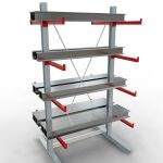 K 6000 Komplettregal, doppelseitig, 3000 x 1500 x 2x 750...