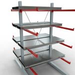 K 6000 Komplettregal, doppelseitig, 3000 x 1500 x 2x 1250...