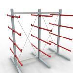 K 6000 Komplettregal, doppelseitig, 3000 x 3000 x 2x 1000...