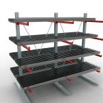 K 6000 Komplettregal, doppelseitig, 3000 x 3000 x 2x 1000...