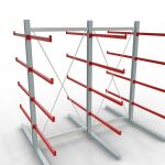 K 6000 Komplettregal, doppelseitig, 3000 x 3000 x 2x 1250...