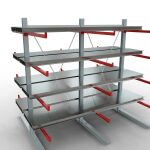 K 6000 Komplettregal, doppelseitig, 3000 x 3000 x 2x 1250...