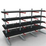 K 6000 Komplettregal, doppelseitig, 3000 x 4500 x 2x 1000...