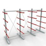 K 6000 Komplettregal, doppelseitig, 3000 x 6000 x 2x 750...