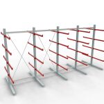 K 6000 Komplettregal, doppelseitig, 3000 x 6000 x 2x 1000...