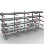 K 6000 Komplettregal, doppelseitig, 3000 x 6000 x 2x 1000...