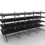 K 6000 Komplettregal, doppelseitig, 3000 x 6000 x 2x 1250...