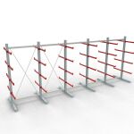 K 6000 Komplettregal, doppelseitig, 3000 x 2x 7500 x 2x...