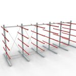 K 6000 Komplettregal, doppelseitig, 3000 x 2x 7500 x 2x...