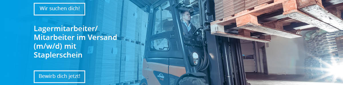 Stellenanzeig Fachkraft für Lagerlogistik